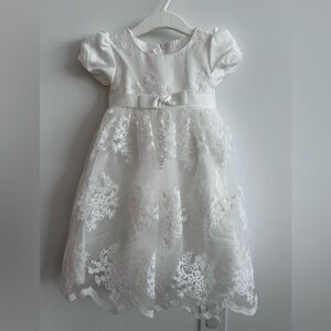 Baptismal White Lace Dress size 3 Months
